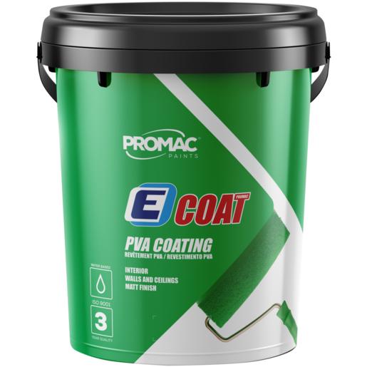 Promac Paints White E-Coat PVA Paint 20L