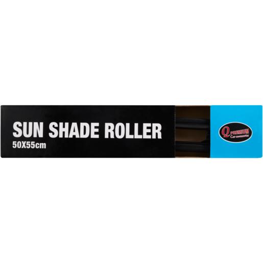 Q Premium Black Sun Shade Roller 50 x 55cm