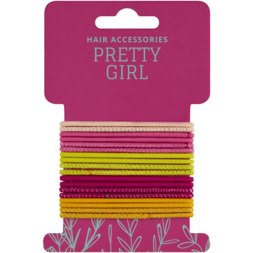 Pretty Girl Elastic Hair Bands Set 18 Pack
