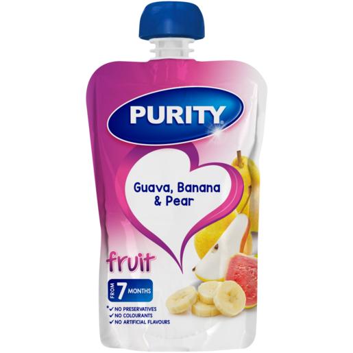 Purity Guava, Banana & Pear Fruit Puree 7 Months+ 110ml