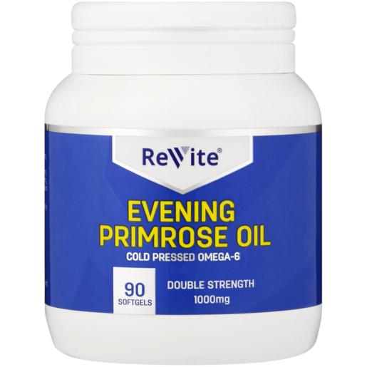 Revite Double Strength Evening Primrose Oil 90 Softgels
