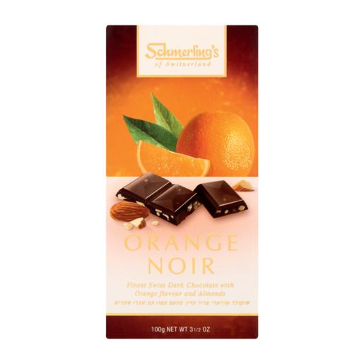 Schmerling Orange Noir Flavoured Dark Chocolate Slab 100g