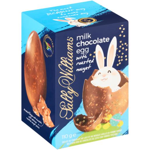 Sally Williams Decadent Milk Chocolate Egg With Roasted Nougat 110g