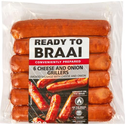 Ready To Braai Cheese & Onion Griller 300g