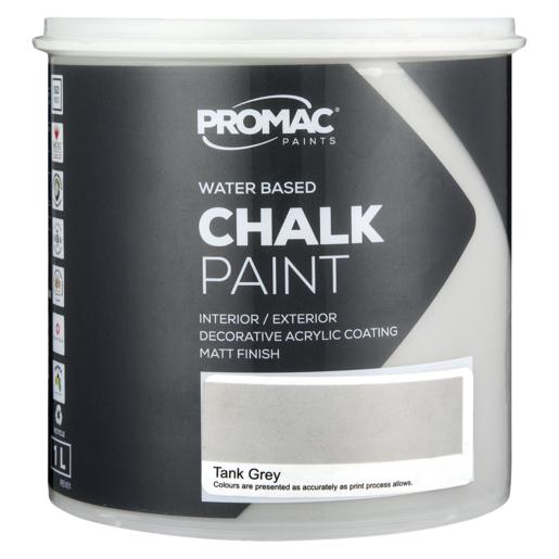 Promac Paints Tank Grey Chalk Paint 1L