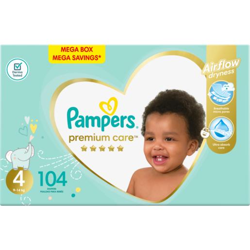 Pampers Premium Care Size 4 9-14kg Diapers 104 Pack