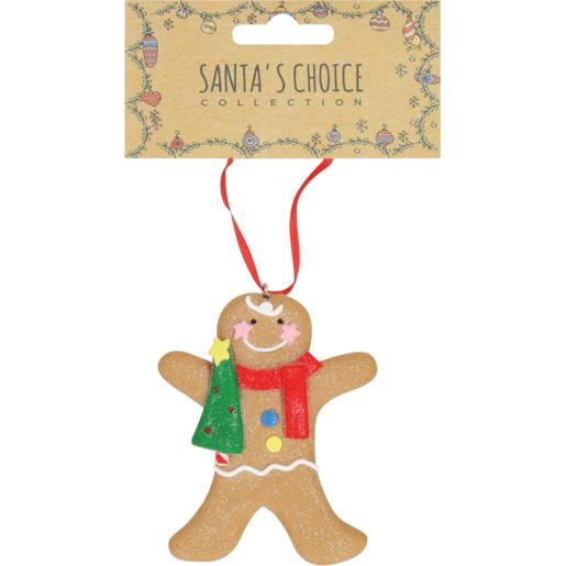 Santa’s Choice Gingerbread Christmas Tree Decoration