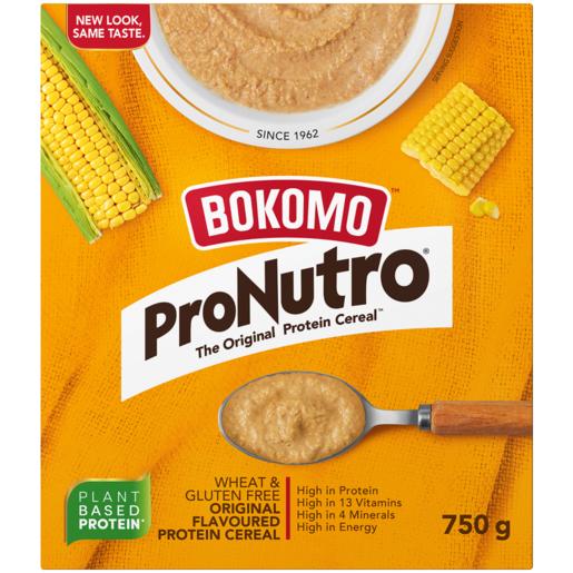 Bokomo ProNutro Wheat & Gluten Free Original Flavoured Protein Cereal 750g