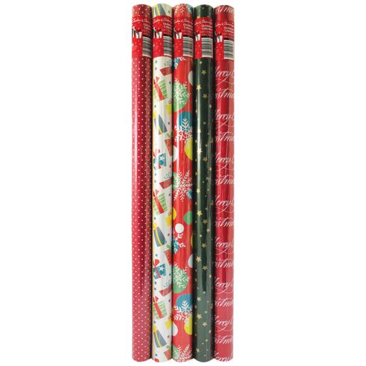 Creative Stationery Looks Christmas Wrap 3m x 70cm (Assorted Item – Supplied At Random)