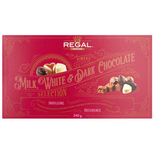 Regal Milk, White & Dark Chocolate Selection Box 240g