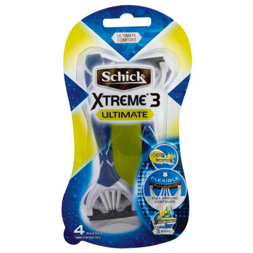 Schick Xtreme 3 Ultimate Mens Razor 4 Pack