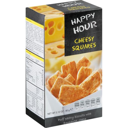 Happy Hour Cheesy Squares 60g