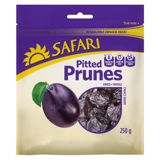 Safari Dried Pitted Prunes 250g