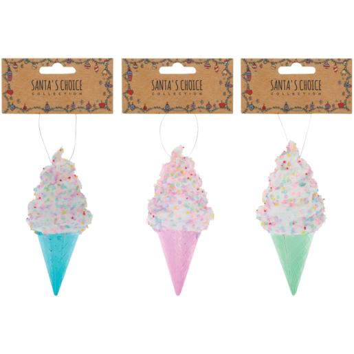 Santa’s Choice Ice Cream Christmas Tree Decoration (Assorted Item – Supplied At Random)