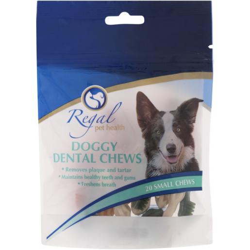 Regal Small Doggy Dental Chews 20 Pack