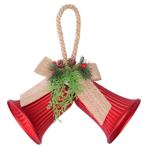 Santa’s Choice Christmas Accessory Handing Bell 21cm (Assorted Item – Supplied At Random)