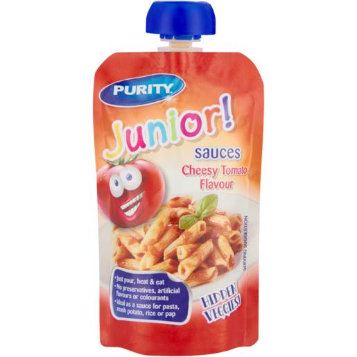 Purity Junior Cheesy Tomato Flavoured Baby Food Sauce 110ml