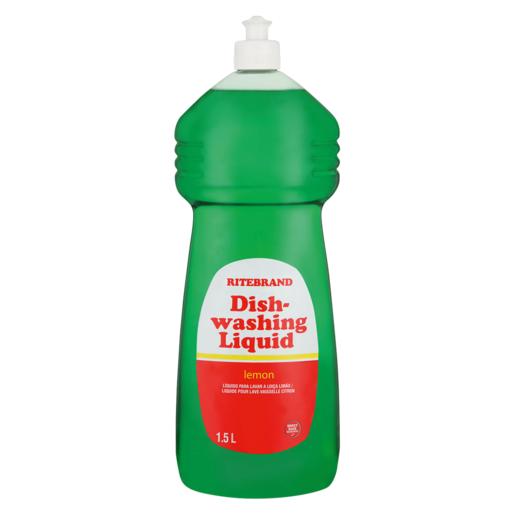 Ritebrand Lemon Scented Diswashing Liquid 1.5L