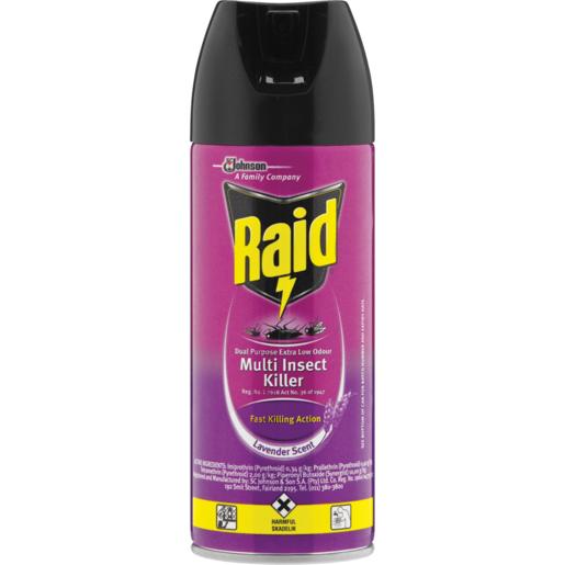 Raid Dual Purpose Lavender Scented Insecticide 300ml
