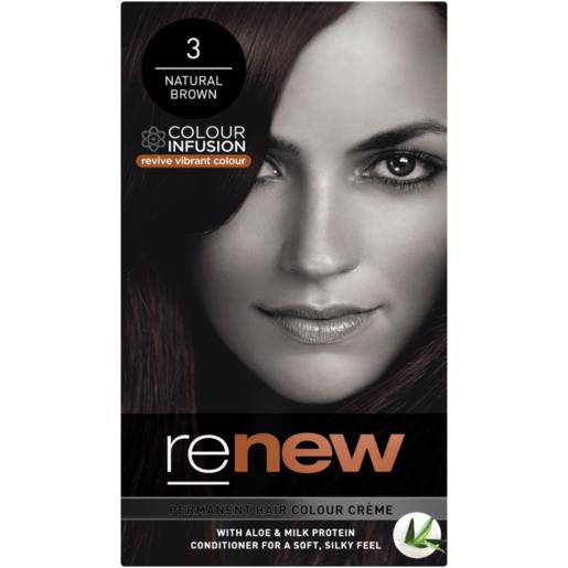 Renew Natural Brown 3 Permanent Hair Colour Créme 50ml
