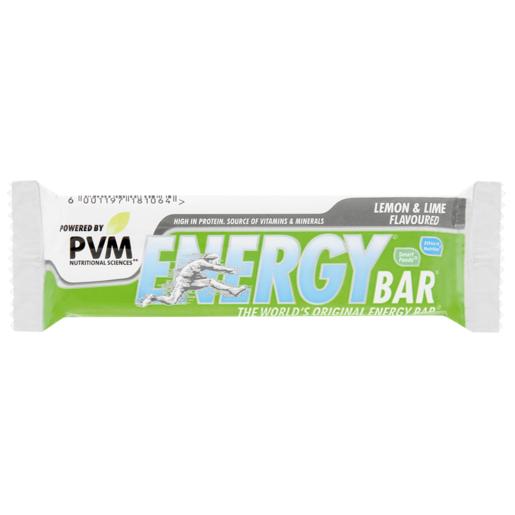 PVM Lemon & Lime Flavoured Energy Bar 45g