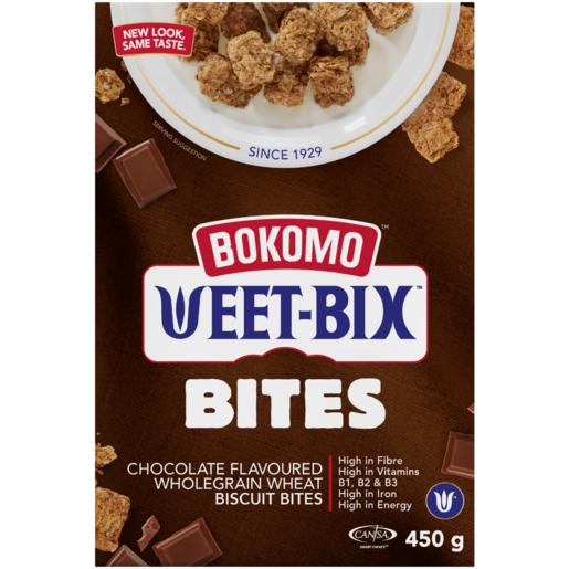 Bokomo Weet-Bix Chocolate Flavoured Wholegrain Wheat Biscuit Bites 450g