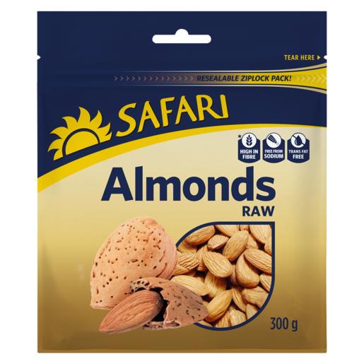 Safari Raw Almonds 300g