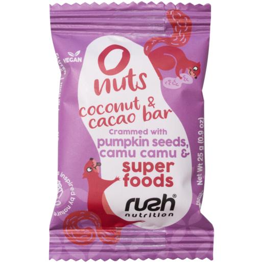 Rush Nutrition O Nuts Coconut & Cacao Bar 25g