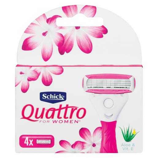 Schick Quattro for Women Razors Refill 4 Pack