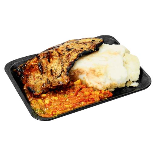 Pork Chops & Chakalaka With Pap