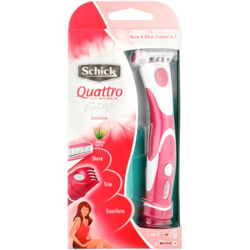 Schick Quattro For Women Trimstyle Razor Kit