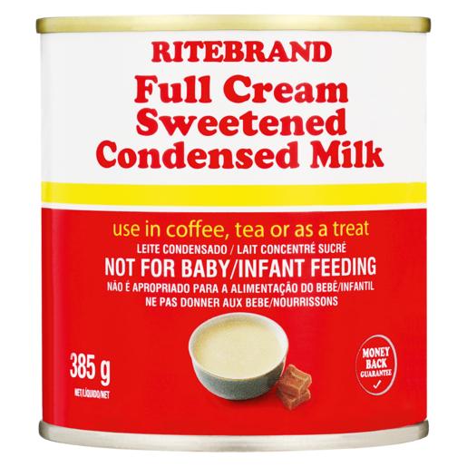 Ritebrand Sweetened Condensed Milk 385g