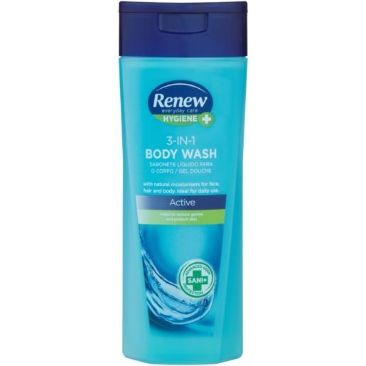 Renew 3 In 1 Active Body Wash 400ml