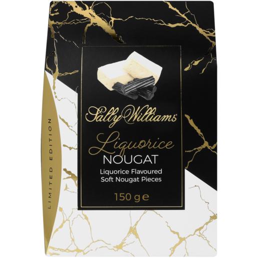 Sally Williams Limited Edition Liquorice Flavour Nougat Pieces 150g