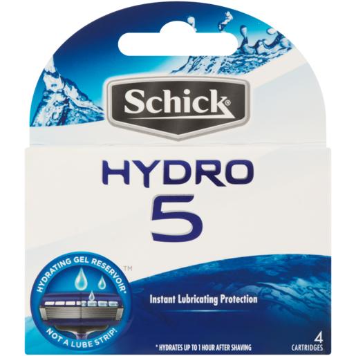Schick Replacement Blade Hydro 5 Cartridges 4 Pack