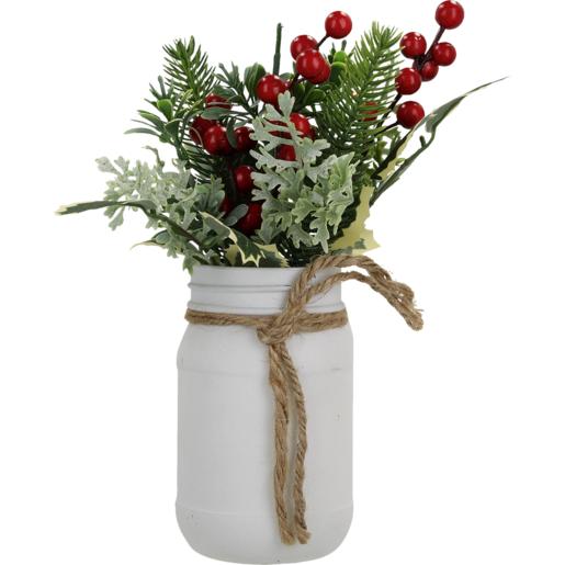 Santa’s Choice Table Top Christmas Tree In Vase