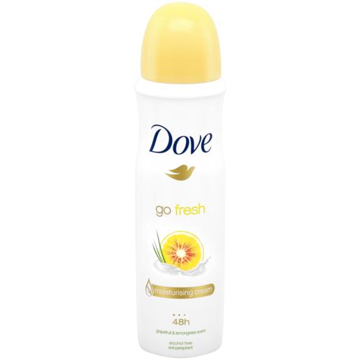 Dove Go Fresh Grapefruit & Lemongrass Antiperspirant Deodorant Body Spray 150ml