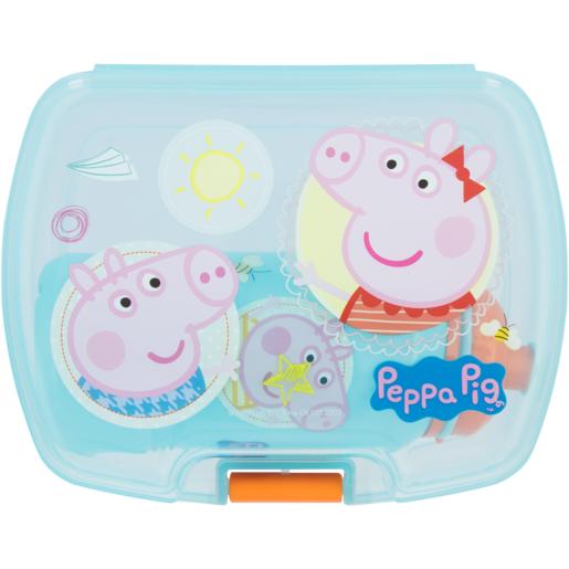 Peppa Pig Lunch Box & Bottle 420ml Set 2 Piece