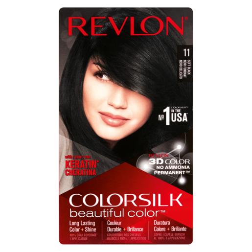 Revlon Colorsilk Beautiful Colour With Keratin Soft Black Hair Colour