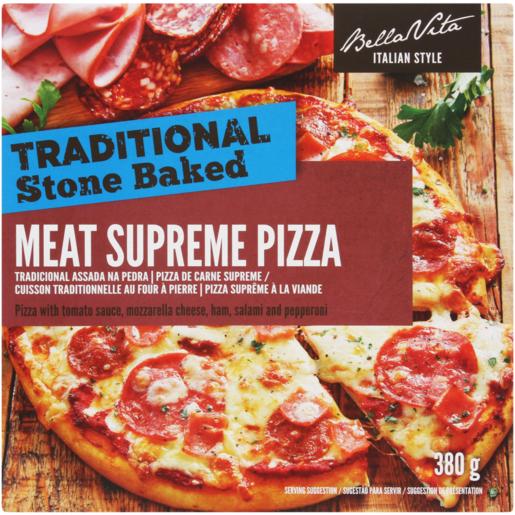 Bella Vita Frozen Italian Style Meat Supreme Pizza 380g