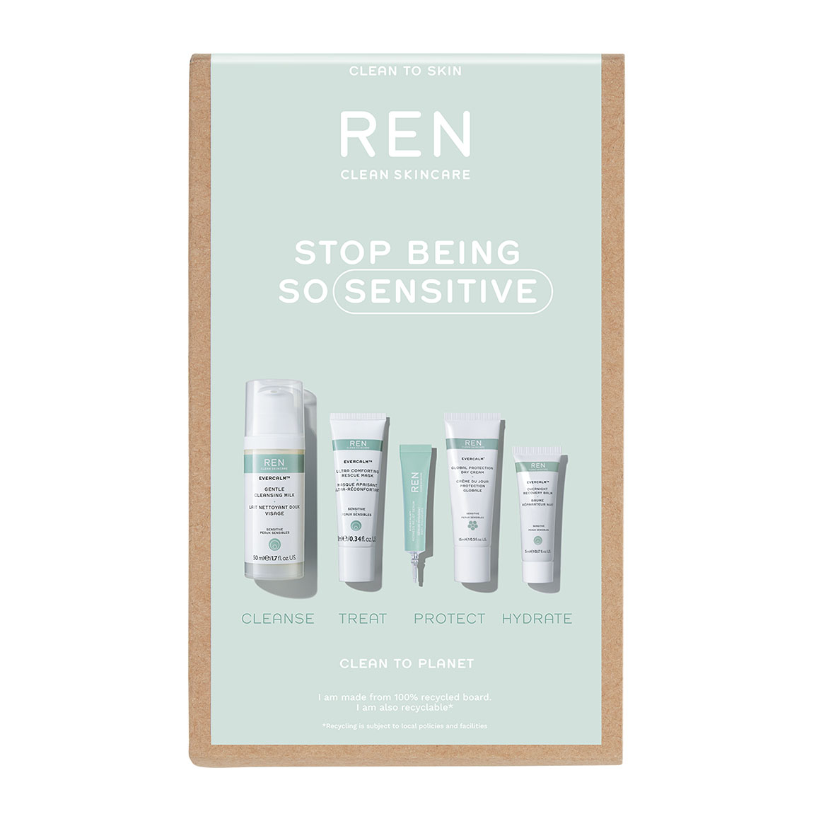 REN Sensitive Kit Ren Stop Being COMPOSITE