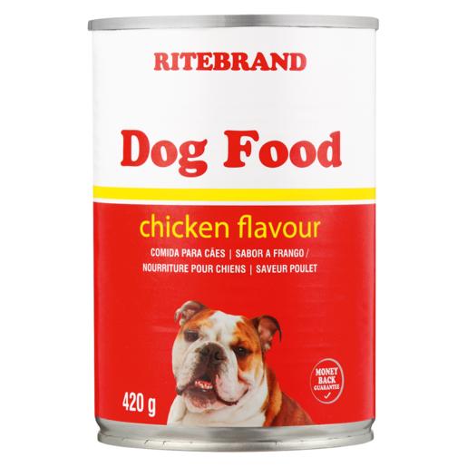 Ritebrand Chicken Flavoured Dog Food Can 425g