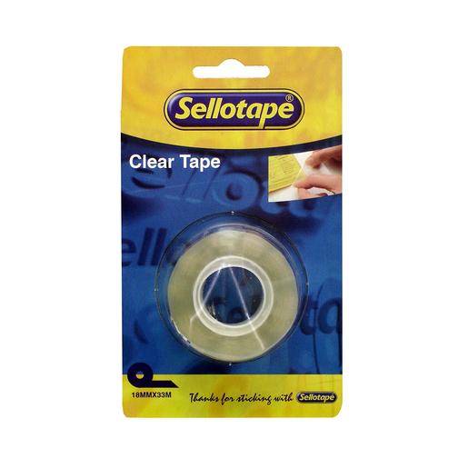 Sellotape Clear Sticky Tape 18mm x 33mm