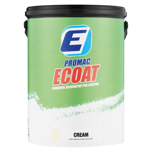 Promac Paints Cream E-Coat PVA Paint 5L