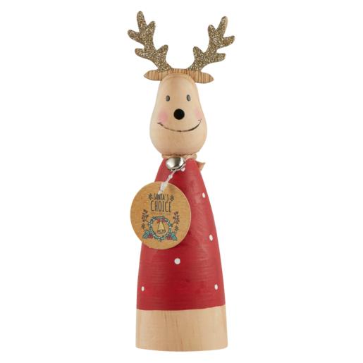 Santa’s Choice Large Christmas Wood Reindeer
