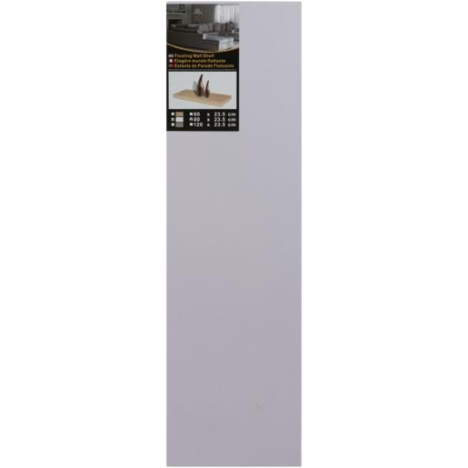 Quality Floating Shelf White 80 x 23.5cm