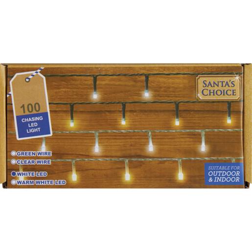 Santa’s Choice Christmas Chasing LED Lights 100 Pack