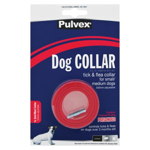 Pulvex Tick & Flea Medium Dog Collar 500mm