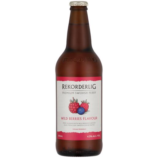 Rekorderlig Wild Berries Flavoured Cider Bottle 500ml