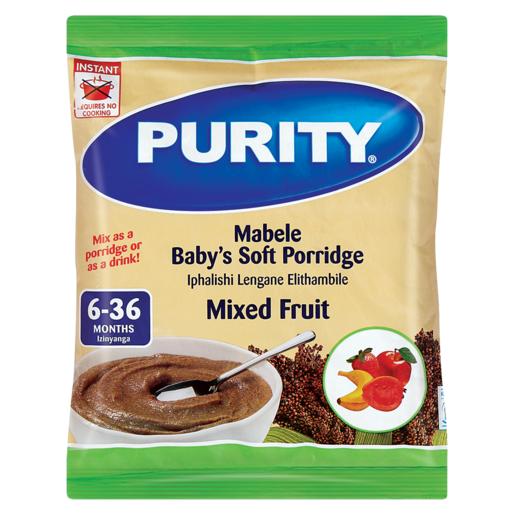 Purity Mabele Mixed Fruit Flavoured Baby’s Soft Porridge 350g